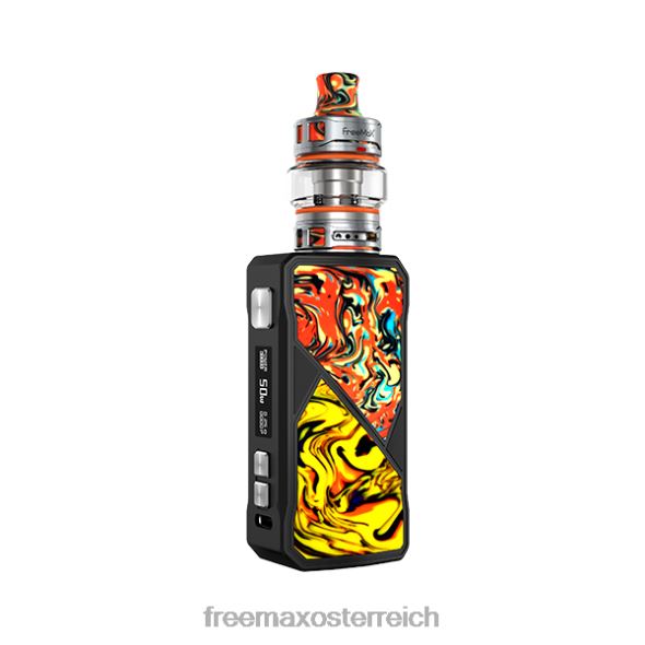FreeMAX Electronic Cigarette | FreeMAX MAXUS 50-W-Kit Orange Gelb 8086R70