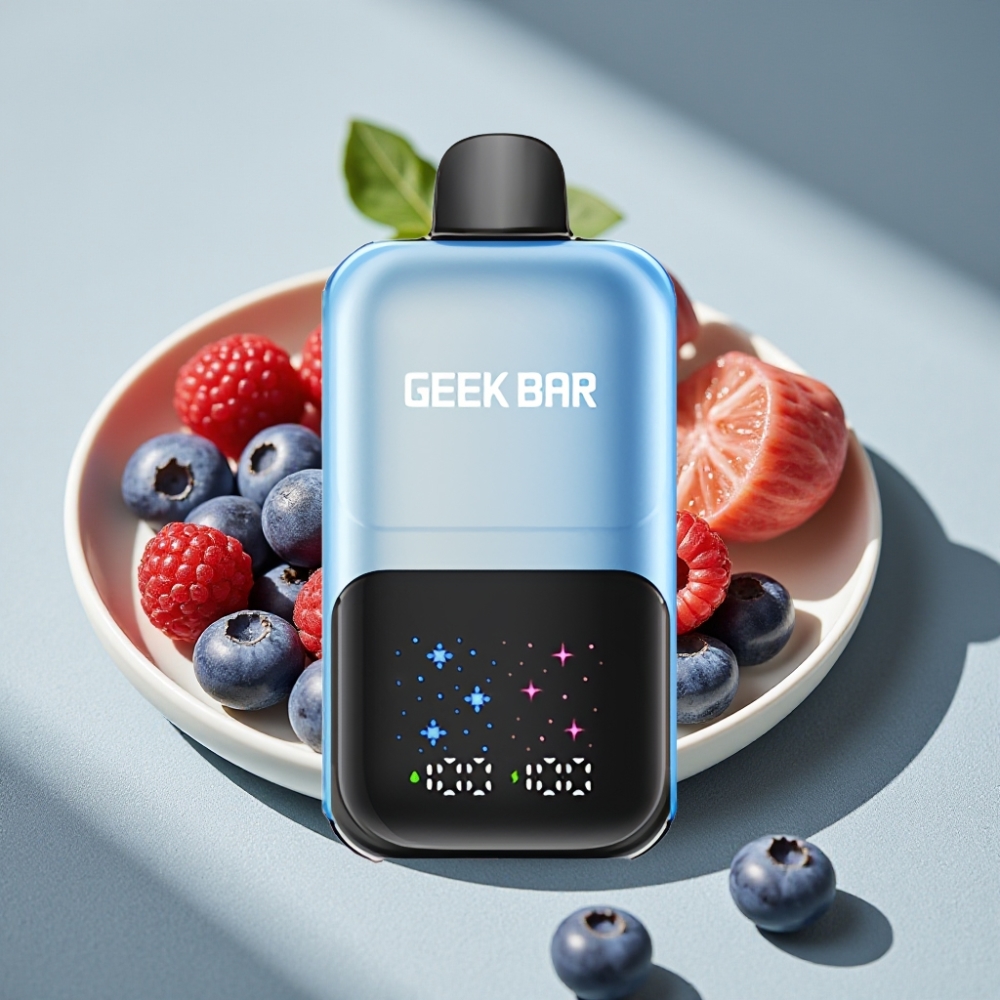 GEEK BAR 2GO 50000 Puffs Dual Tanks Blaubeere Himbeer Eis
