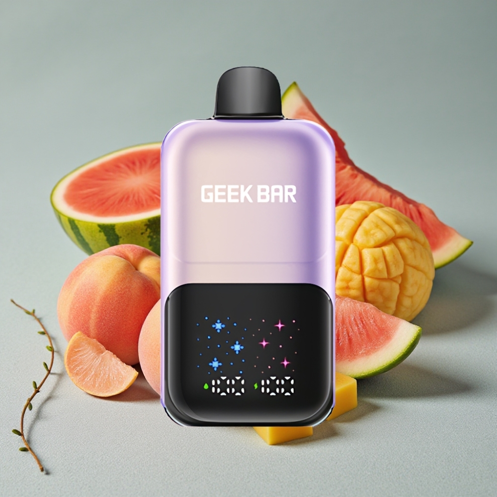 GEEK BAR 2GO 50000 Puffs Dual Tanks Pfirsich Mango Wassermelone Eis