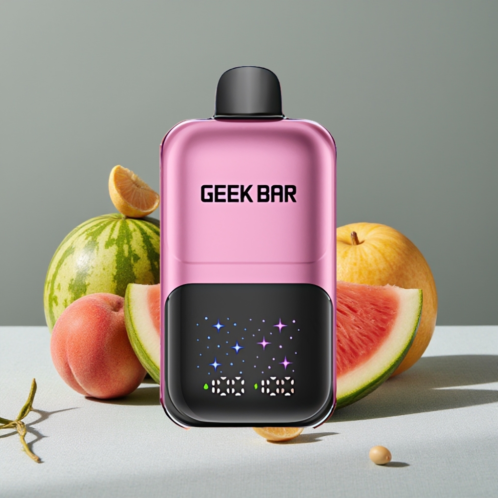 GEEK BAR 2GO 50000 Puffs Dual Tanks Pfirsich & Wassermelone