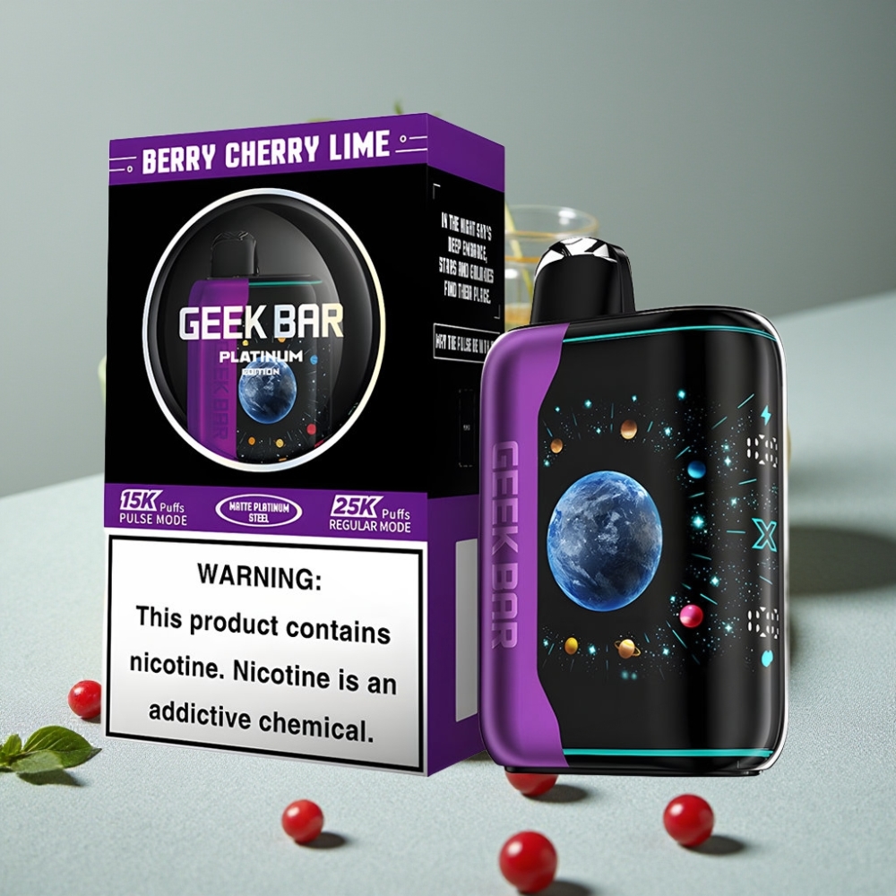 GEEK BAR Platinum 25000 Puffs Beere-Kirsche-Limette