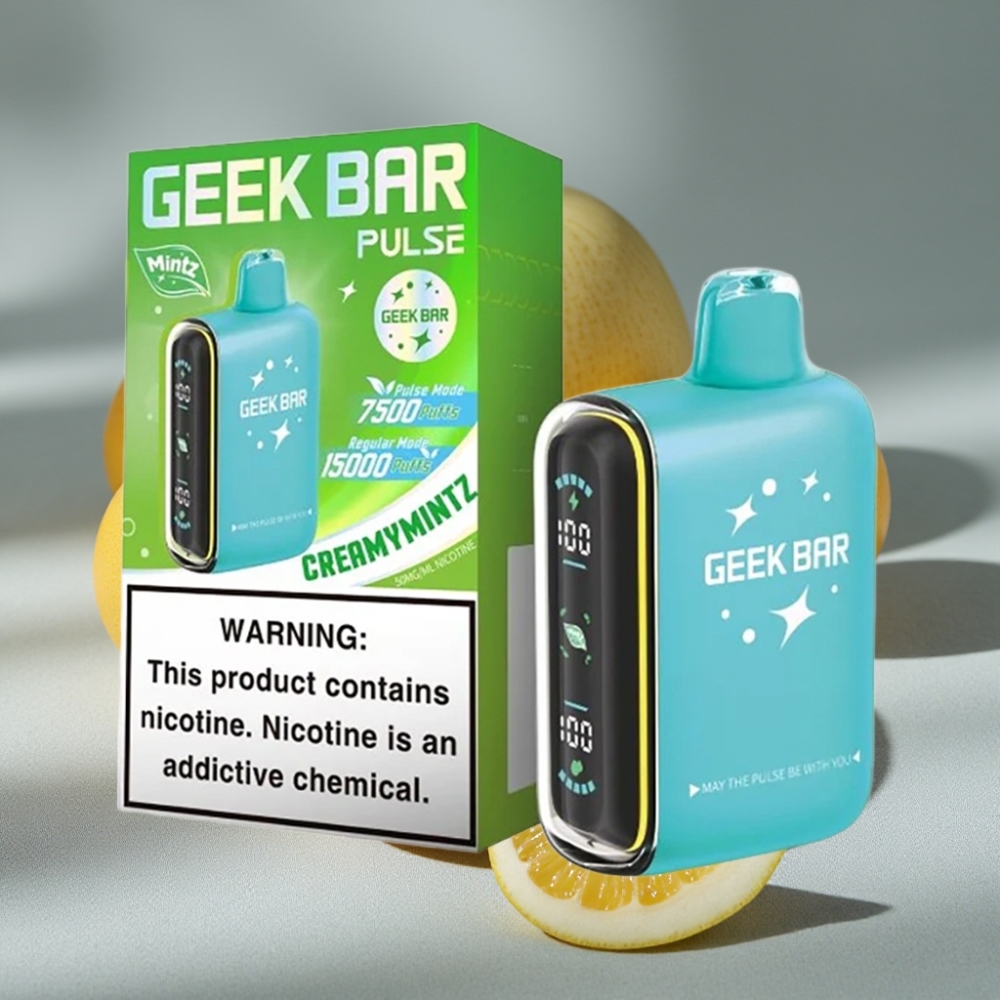 Geek Bar Pulse 15000 Züge 16ML Minze Edition großhandel vapes Austria