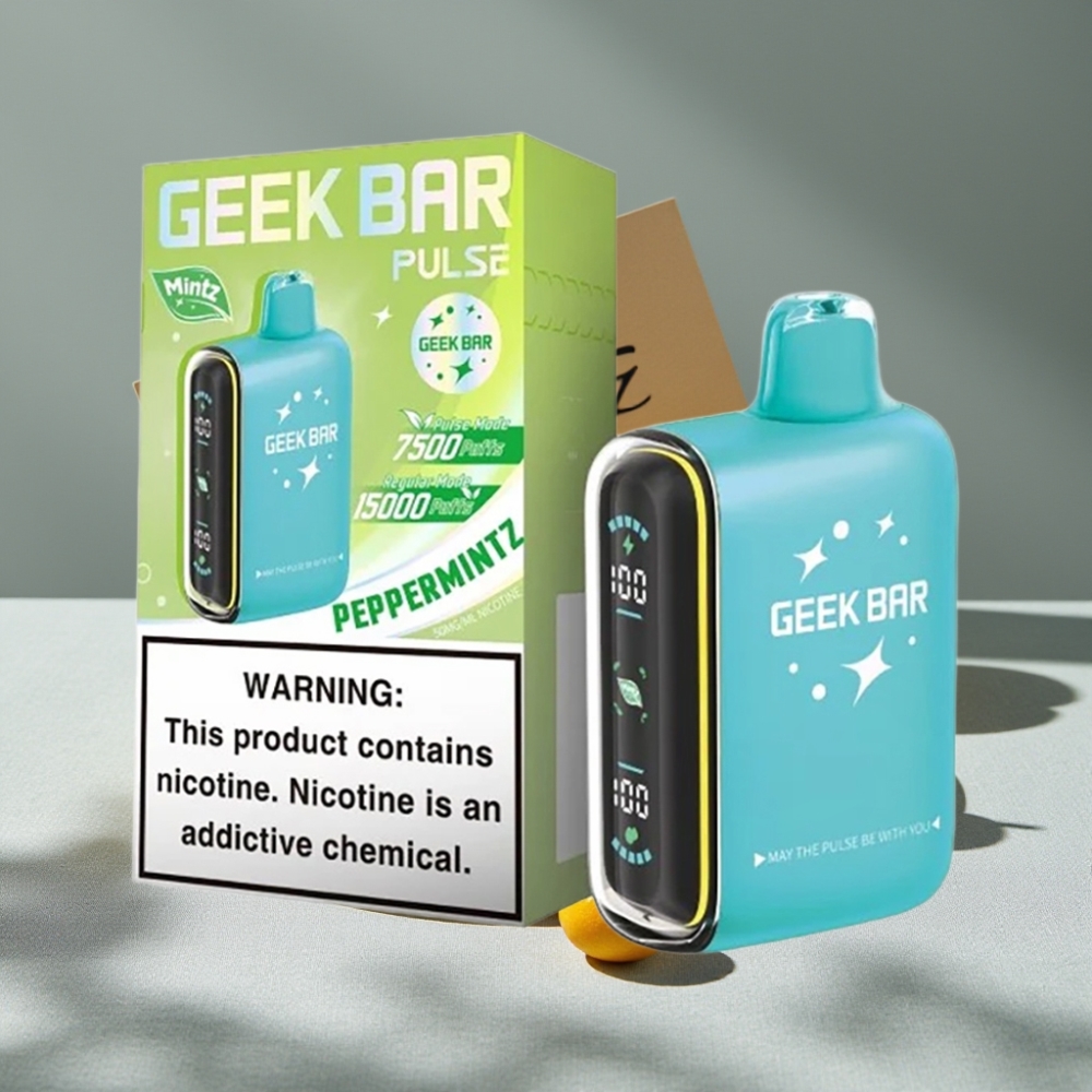 Geek Bar Pulse 15000 Züge 16ML Minze Edition großhandel vapes Austria