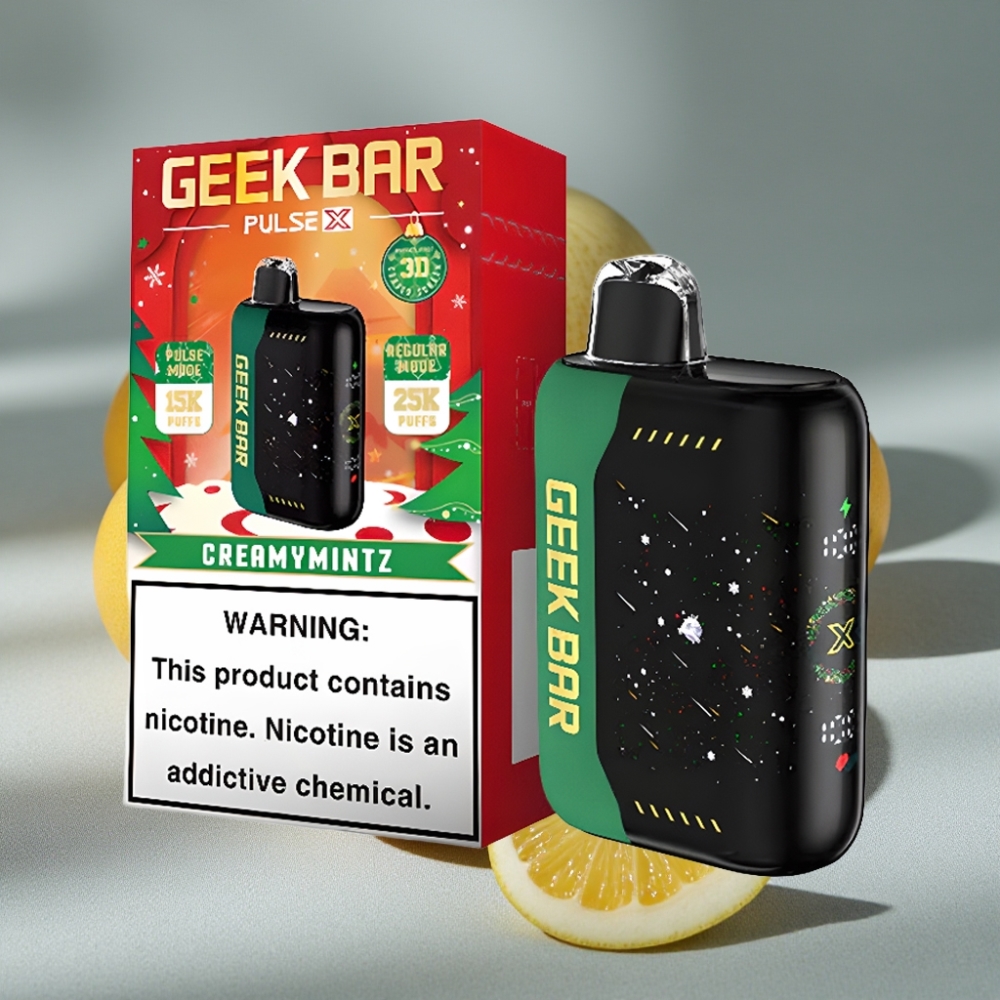 GEEK BAR Pulse X 25000 Puffs 18mL Dual Mesh Coil Weihnachts-Edition