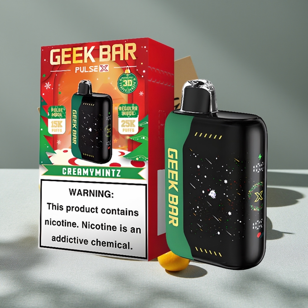 GEEK BAR Pulse X 25000 Puffs 18mL Dual Mesh Coil Weihnachts-Edition