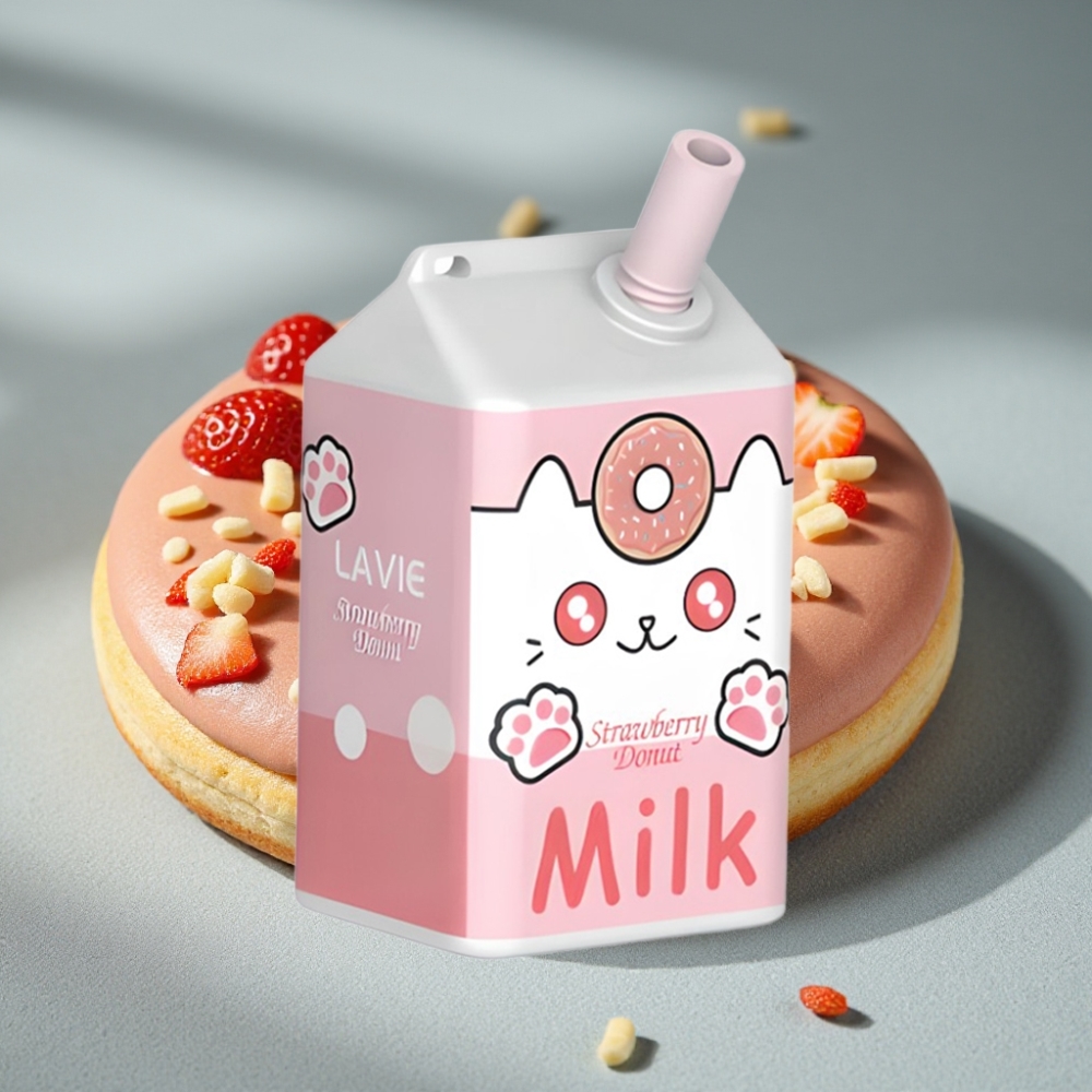 LAVIE Milk 7000 Puffs 16ML Erdbeer-Donut großhandel vapes Austria