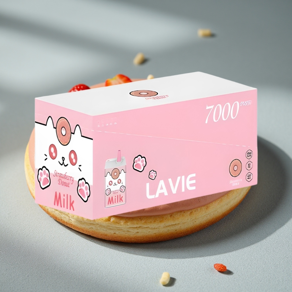 LAVIE Milk 7000 Puffs 16ML Erdbeer-Donut großhandel vapes Austria