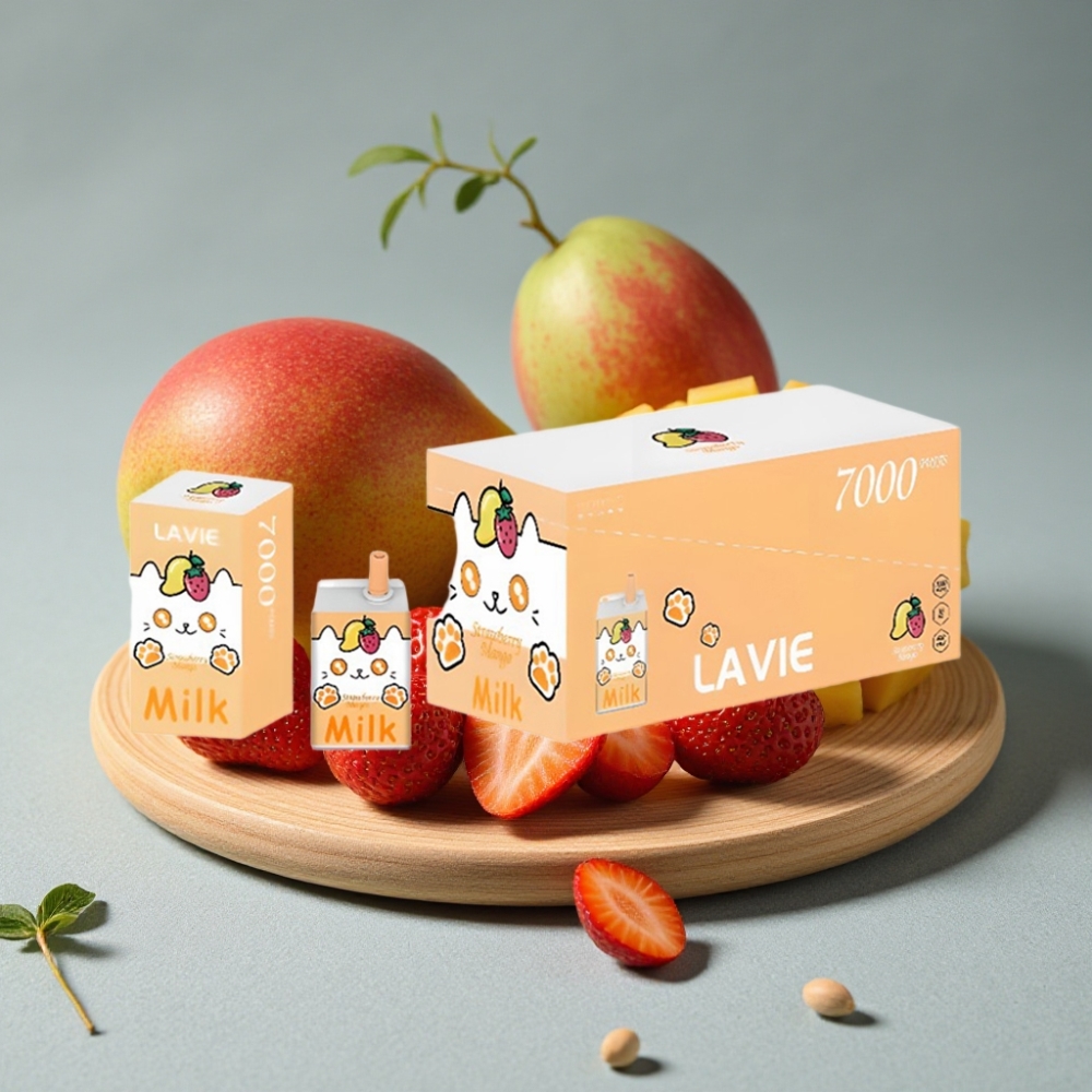 LAVIE Milk 7000 Puffs 16ML Erdbeer Mango großhandel vapes Austria