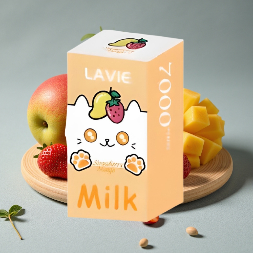 LAVIE Milk 7000 Puffs 16ML Erdbeer Mango großhandel vapes Austria