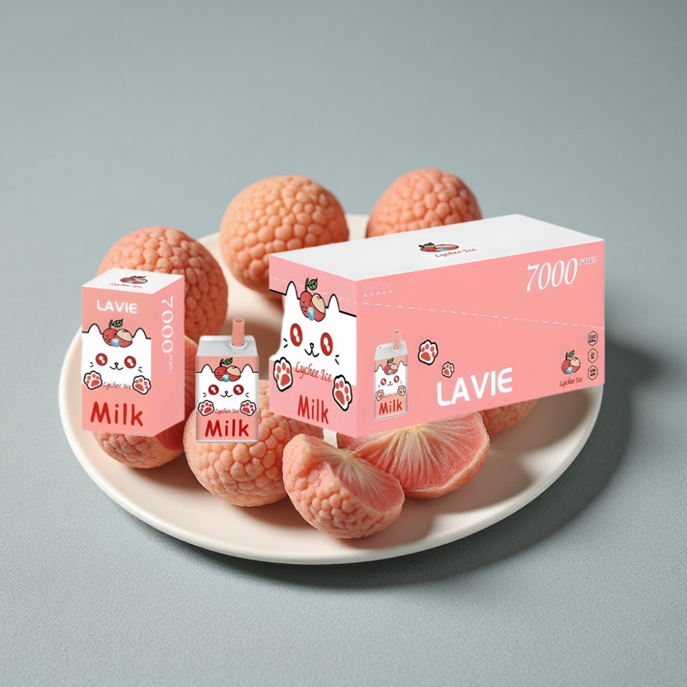 LAVIE Milk 7000 Puffs 16ML Litschi-Eis großhandel vapes Austria