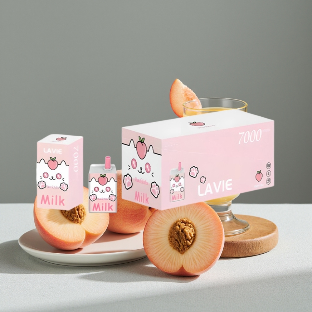 LAVIE Milk 7000 Puffs 16ML Pfirsichsaft großhandel vapes Austria