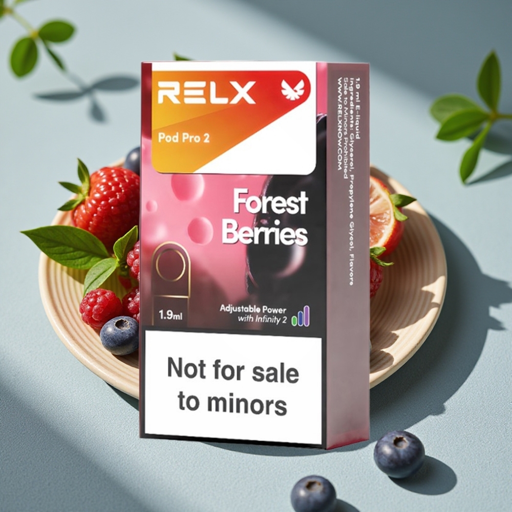 RELX Pod Pro 2 600 Puffs 0% Nikotin Waldbeeren großhandel vapes Austria