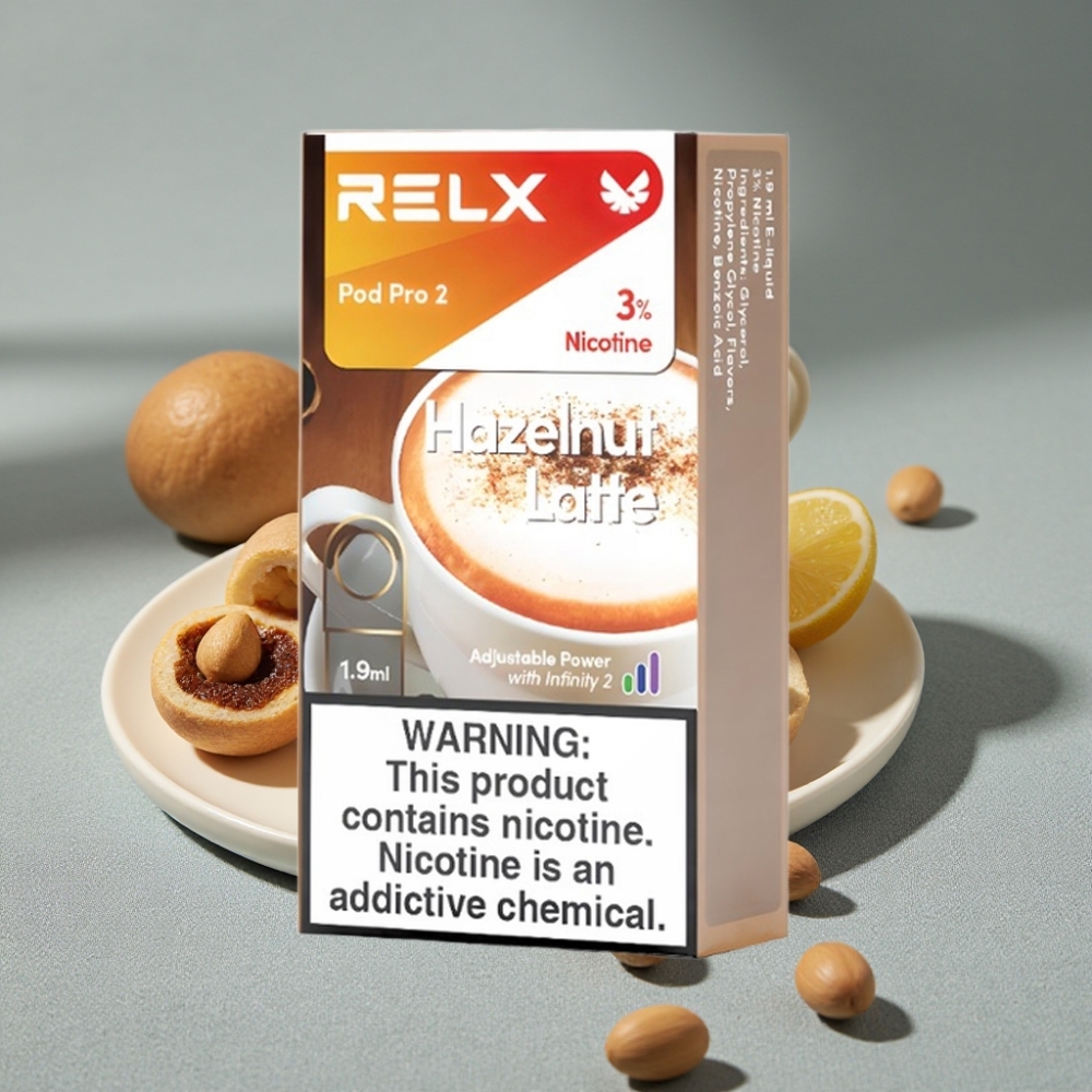 RELX Pod Pro 2 600 Puffs 3% Haselnusslatte großhandel vapes Austria