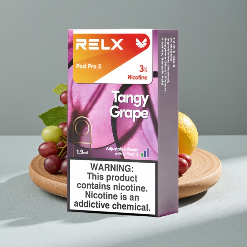 RELX Pod Pro 2 600 Puffs 3% Säuerliche Traube großhandel vapes Austria