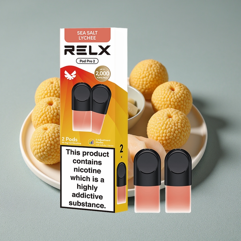 RELX Pod Pro 2 600 Puffs Meersalz-Litschi 1,8% großhandel vapes Austria
