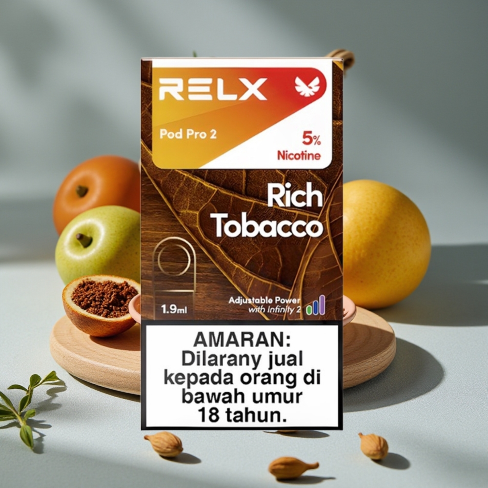 RELX Pod Pro 2 600 Puffs Reicher Tabak 5% großhandel vapes Austria