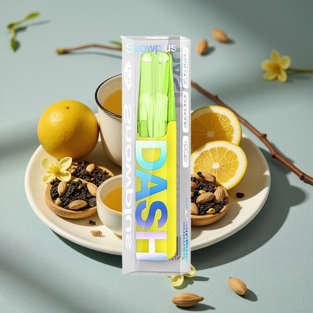 Snowplus Dash 4000 Puffs Keramik 7,5 ml Jasmin LongJing Tee
