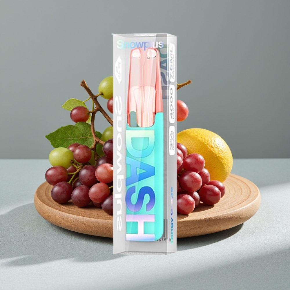 Snowplus Dash 4000 Puffs Keramik 7,5 ml Saure Traube