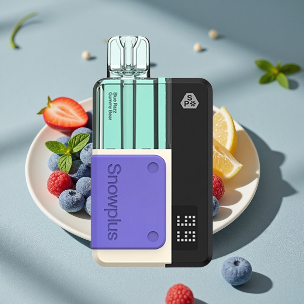 Snowplus Swift 5000 Puffs Dual Mesh Blaue Razz Gummibärchen