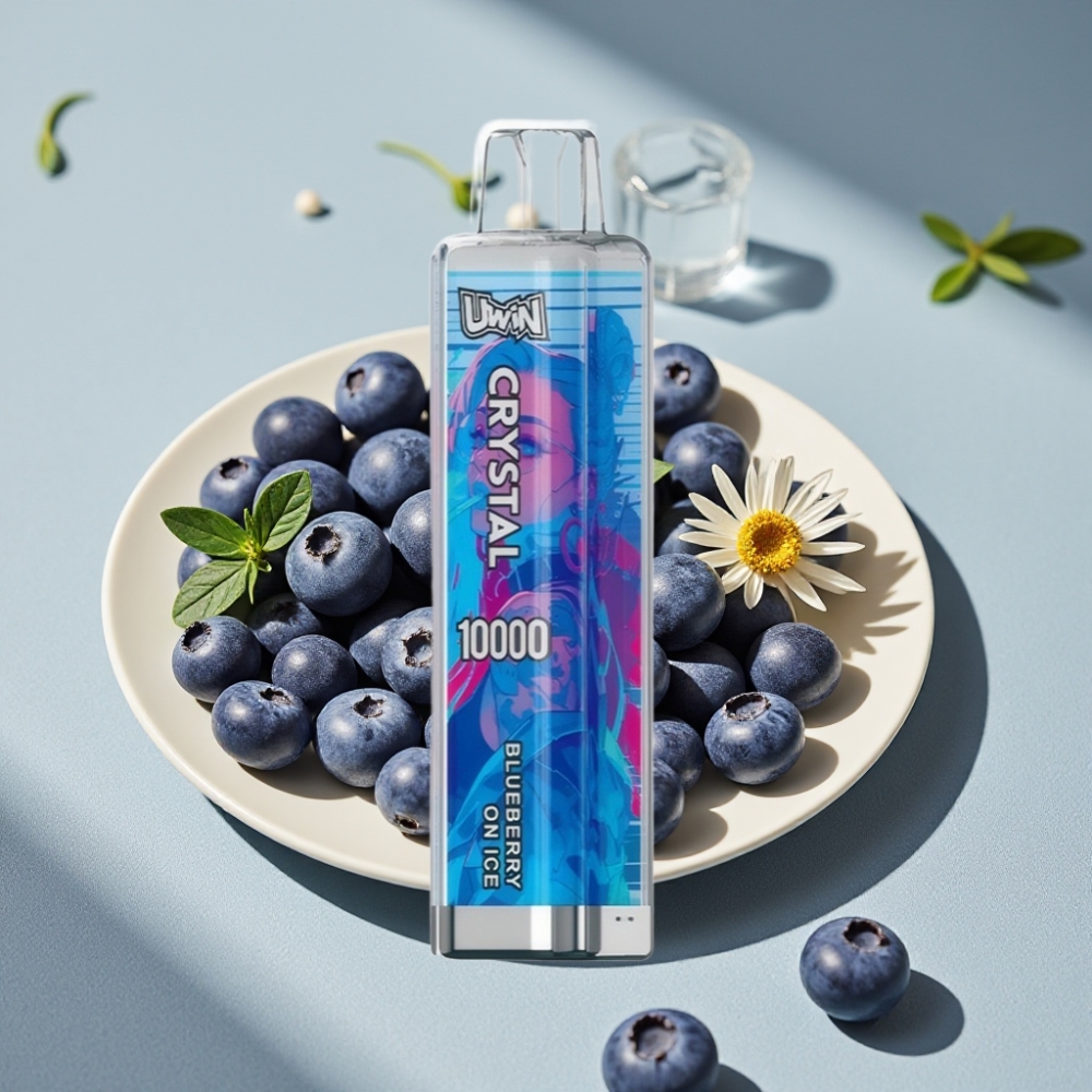 UWIN Crystal 10000 Puffs 18ml Blaubereis-Eis großhandel vapes Austria