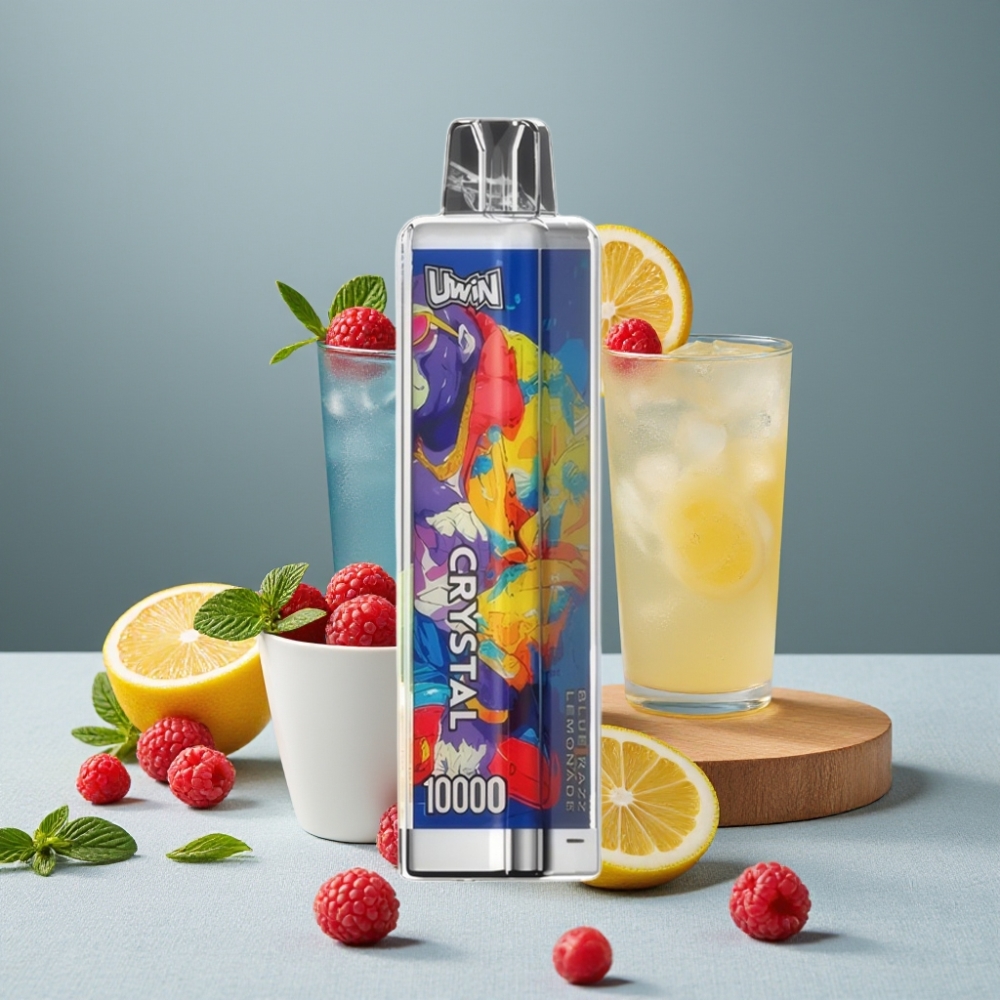 UWIN Crystal 10000 Puffs 18ml Blaue Himbeerlimonade