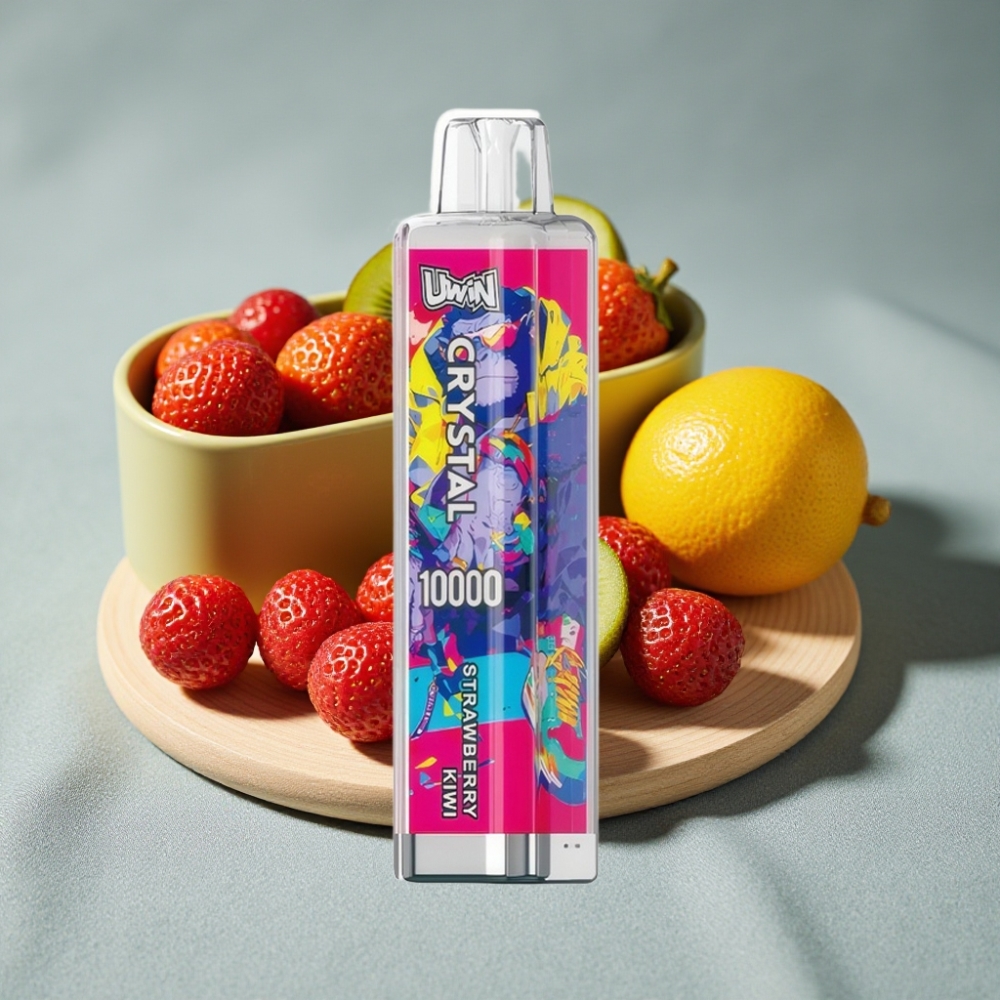 UWIN Crystal 10000 Puffs 18ml Erdbeer-Kiwi großhandel vapes Austria