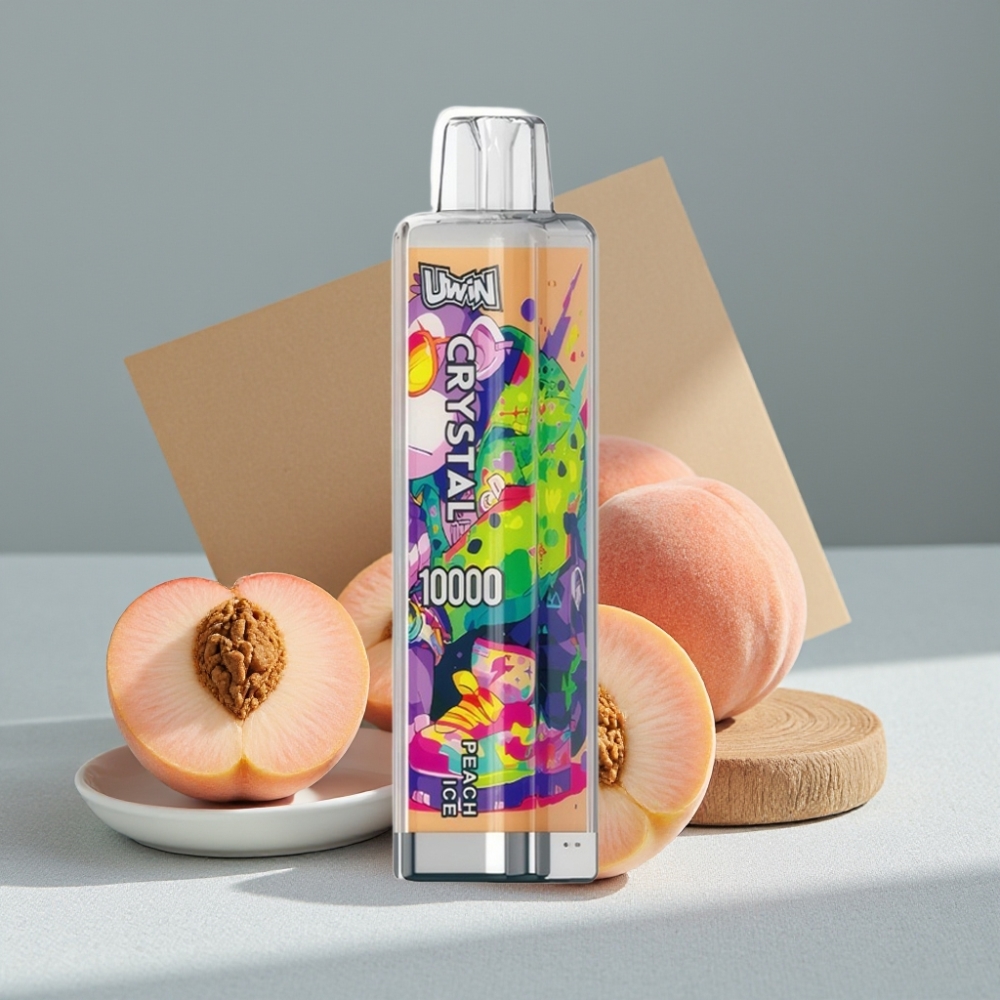 UWIN Crystal 10000 Puffs 18ml Pfirsich Eis großhandel vapes Austria
