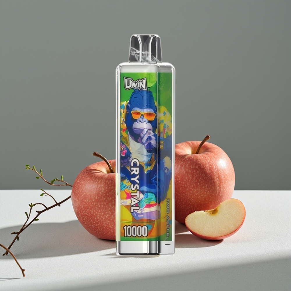 UWIN Crystal 10000 Puffs 18ml Zwei Apfel großhandel vapes Austria