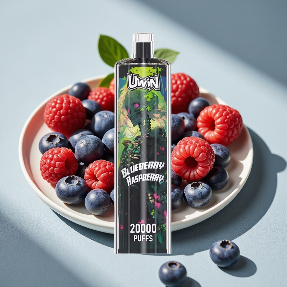 Uwin Shisha Hookah Crystal 20000 Puffs 22ml Heidelbeere Himbeere