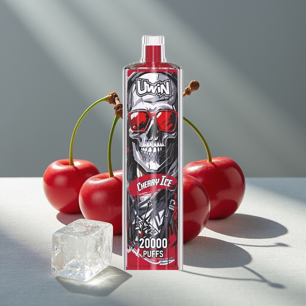 Uwin Shisha Hookah Crystal 20000 Puffs 22ml Kirsch-Eis