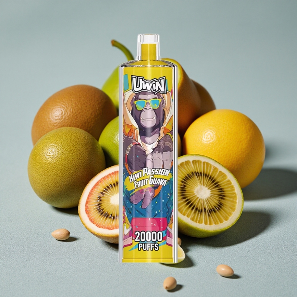 Uwin Shisha Hookah Crystal 20000 Puffs 22ml Kiwi Passionsfrucht Guave
