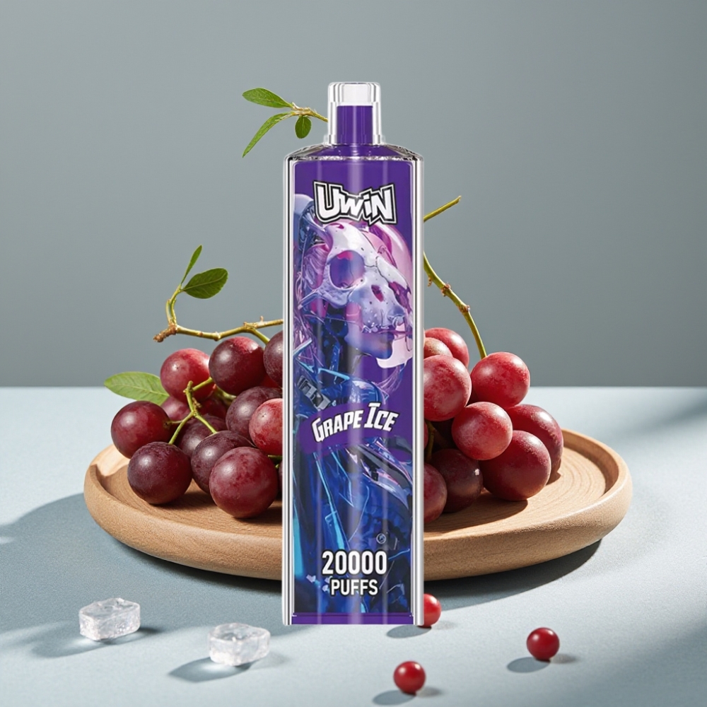 Uwin Shisha Hookah Crystal 20000 Puffs 22ml Trauben-Eis